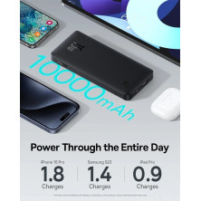 УМБ Baseus Airpow Lite 10000mAh 15W 3A USB+Type-C Чорний