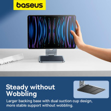 Підставка для iPad 12,9" Baseus MagStable Series Magnetic Tablet Stand Сірий
