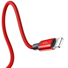 Кабель Baseus Rapid Series Cable 3-in-1 Fast Charging Data Cable USB to Lightning+Type-C+MicroUSB 3А 1.2m Червоний