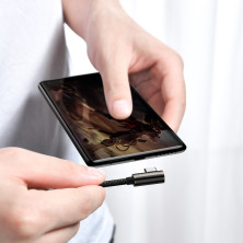 Кабель Baseus Legend Series Elbow Fast Charging Data Cable Type-C to Type-C 100W 20V 5A 1m Чорний