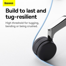 Кабель Baseus Jelly Liquid Silica Gel Fast Charging Data Cable Type-C to Lightning PD 20W 2m Голубой