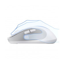 Бездротова мишка Baseus F02 Ergonomic Wireless Mouse 2.4G/BT5.2 1000-1600-2000-2400-4000dpi Білий