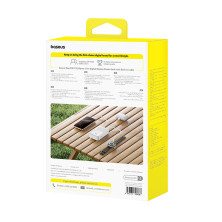 УМБ Baseus EnerFill FC51 Bipow2 Pro 30000mAh 22.5W 2.4A с технологией QC3.0+PD3.0 та Type-C кабелем 22.5W Белый