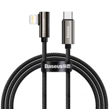 Кабель Baseus Legend Series Elbow Fast Charging Data Cable Type-C to Lightning PD 20W 1m Черный
