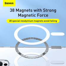 Чохол Baseus Crystal Magnetic Phone Case для iPhone 13 Pro Max 6.7" Прозорий