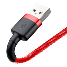 Кабель Baseus Cafule Cable USB to Lightning 1.5A 2m Красный
