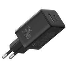Мережевий зарядний пристрій Baseus Cube Fast Charger QC3.0+PD3.0 30W USB+Type-C 3A Чорний
