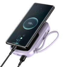УМБ Baseus Q Pow 20000mAh 22.5W 5A с технологией QC3.0+PD3.0 и Type-C кабелем 22.5W Фиолетовый