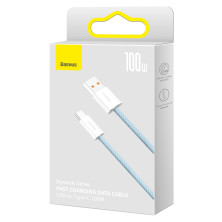 Кабель Baseus Dynamic Series Fast Charging Data Cable USB to Type-C 100W 20V 5A 1m Голубой