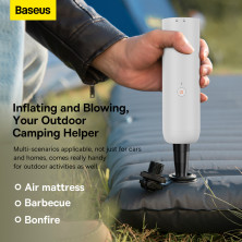 Аккумуляторный пылесос Baseus A3lite Car Vacuum Cleaner 100 Вт 12000 Па Белый