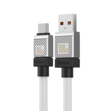 Кабель Baseus CoolPlay Series Fast Charging Data Cable USB to Type-C 100W 20V 5A 1m Білий