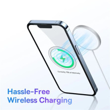 Магнітне кільце Baseus Halo Series Magnetic Metal Ring функцією Magsafe набір 2 штуки Чорний