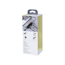 USB-хаб Baseus 5in1 Multi-functional 5-Port Type-C HUB Adapter Type-C to USB3.0*3, Type-C(PD)*1, 4KHDMI Серый