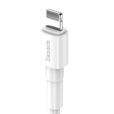 Кабель Baseus Mini Series Fast Charging Data Cable USB to Lightning 2.4A 1m Білий
