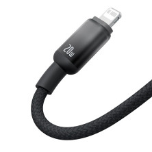 Кабель Baseus Discolor Series Fast Charging Data Cable Type-C to Lightning PD 20W 1m Черный