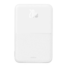 УМБ Baseus MagPro Magnetic Bracket Wireless Fast Charge 5000mAh 20W 2.4A QC3.0+PD3.0 з Бездротовою зарядкою Qi 15W Білий