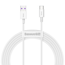 Кабель Baseus Superior Series Fast Charging Data Cable USB to Type-C 66W 11V 6A 2m Білий