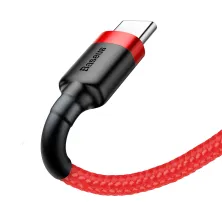 Кабель Baseus Cafule Cable USB to Type-C QC3.0 2A 2m Червоний