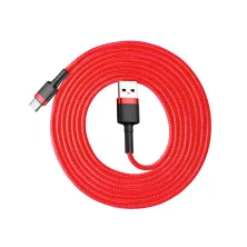 Кабель Baseus Cafule Cable USB to Type-C QC3.0 2A 2m Червоний