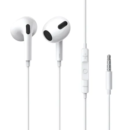 Навушники Baseus Encok H17 Lateral in-ear Wired Earphone jack 3.5 mm Білий