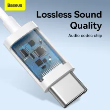 Наушники Baseus Encok C17 Lateral in-ear Wired Earphone Type-C Белый