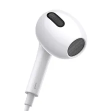 Наушники Baseus Encok C17 Lateral in-ear Wired Earphone Type-C Белый