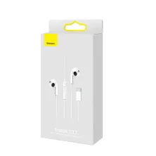 Наушники Baseus Encok C17 Lateral in-ear Wired Earphone Type-C Белый