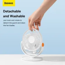 Вентилятор портативний Baseus Serenity Desktop Fan настільний Білий