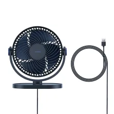 Вентилятор портативний Baseus Serenity Desktop Fan настільний Синій