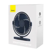 Вентилятор портативний Baseus Serenity Desktop Fan настільний Синій