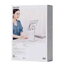 Подставка для телефона и планшета настольная Baseus Indoorsy Youth Tablet Desk Stand Telescopic Белый