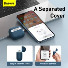 Чохол для AirPods 3 Baseus Super Thin Silica Gel Case Синій