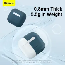 Чохол для AirPods 3 Baseus Super Thin Silica Gel Case Синій