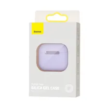 Чохол для AirPods 3 Baseus Super Thin Silica Gel Case Фіолетовий