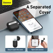 Чохол для AirPods 3 Baseus Super Thin Silica Gel Case Чорний