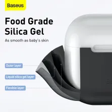 Чохол для AirPods 3 Baseus Super Thin Silica Gel Case Чорний