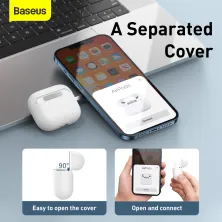 Чохол для AirPods 3 Baseus Super Thin Silica Gel Case Білий