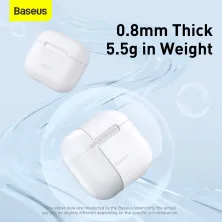 Чохол для AirPods 3 Baseus Super Thin Silica Gel Case Білий