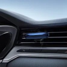 Ароматизатор в машину Baseus Graceful Car Fragrance Night Silver і 6 арома-картриджів Синій