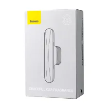 Ароматизатор в машину Baseus Graceful Car Fragrance Night Silver і 6 арома-картриджів Синій