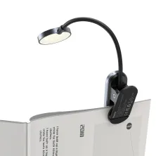 Лампа на прищіпці Baseus Comfort Reading Mini Clip Lamp з вбудованим акумулятором 350 mAh Сірий