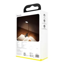 Лампа на прищіпці Baseus Comfort Reading Mini Clip Lamp з вбудованим акумулятором 350 mAh Сірий