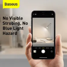Настільна лампа Baseus i-wok Series Charging Office Reading Desk Lamp переносна з вбудованим акумулятором 1800 mAh Білий