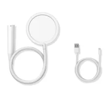 Настольная лампа на гибкой ножке Baseus Comfort Reading Charging Uniform Light Hose с встроенным аккумулятором 1800 mAh Белый