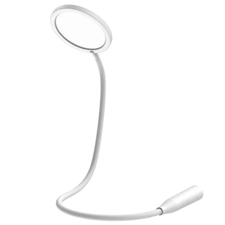 Настольная лампа на гибкой ножке Baseus Comfort Reading Charging Uniform Light Hose с встроенным аккумулятором 1800 mAh Белый