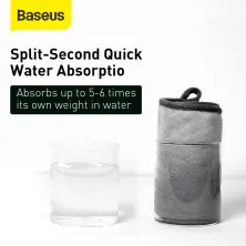 Микрофибра для авто Baseus Easy life car washing towel 40х40см набор 2 штуки Серый