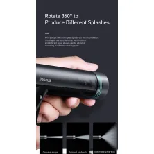 Мінімийка Baseus Simple Life Car Wash Spray Nozzle зі шлангом 30 метрів Чорний
