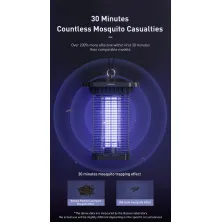 Лампа знищувач комах Baseus Pavilion Courtyard Mosquito Killer Lamp Чорний