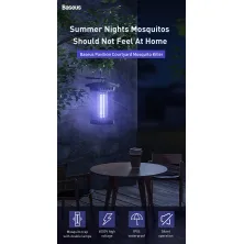 Лампа знищувач комах Baseus Pavilion Courtyard Mosquito Killer Lamp Чорний