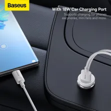 Беспроводное автомобильное зарядное устройство Baseus CW01 Magnetic Wireless Charging Car Mount 40W с функцией MagSafe и Qi 15W+USB 25W Белый